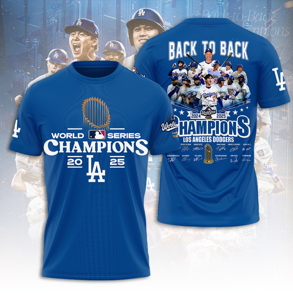 Los Angeles Dodgers World Series 2025 3D Apparel – TANTN18046