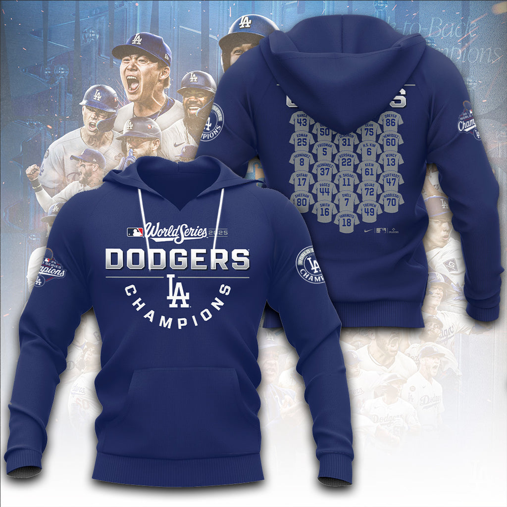 Los Angeles Dodgers World Series 2025 3D Apparel – TANTN18067