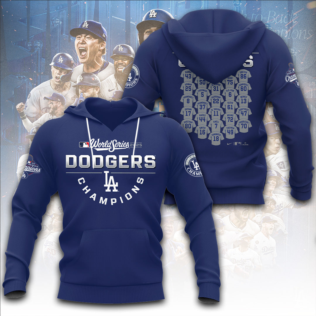 Los Angeles Dodgers World Series 2025 3D Apparel – TANTN18067