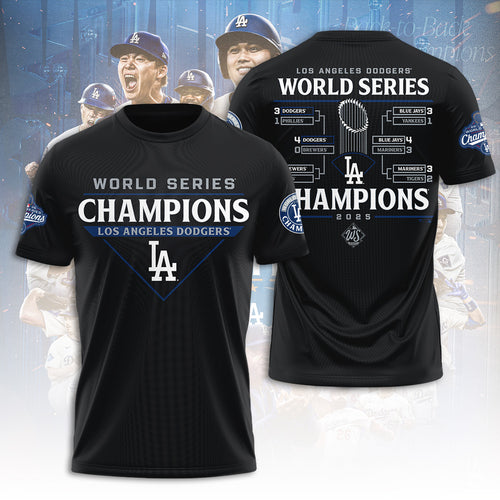 Los Angeles Dodgers World Series 2025 3D Apparel – TANTN18069