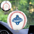 Los Angeles Dodgers World Series 2025 Custom shape 2-sided Acrylic Car Ornament – TANTN18126