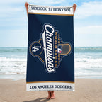Los Angeles Dodgers World Series 2025 Rectangle Beach Towel – TANTN18178