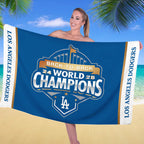 Los Angeles Dodgers World Series 2025 Rectangle Beach Towel – TANTN18179