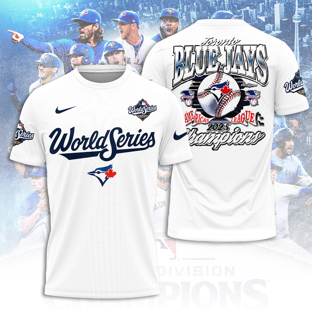 Toronto Blue Jays 2025 American League Champions 3D Apparel – TANTN18251