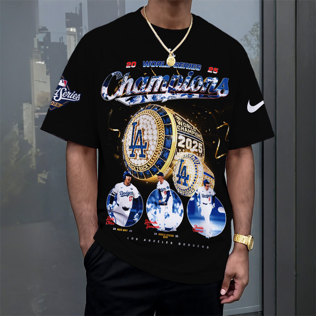 Los Angeles Dodgers World Series 2025 3D Apparel – TANTN18270