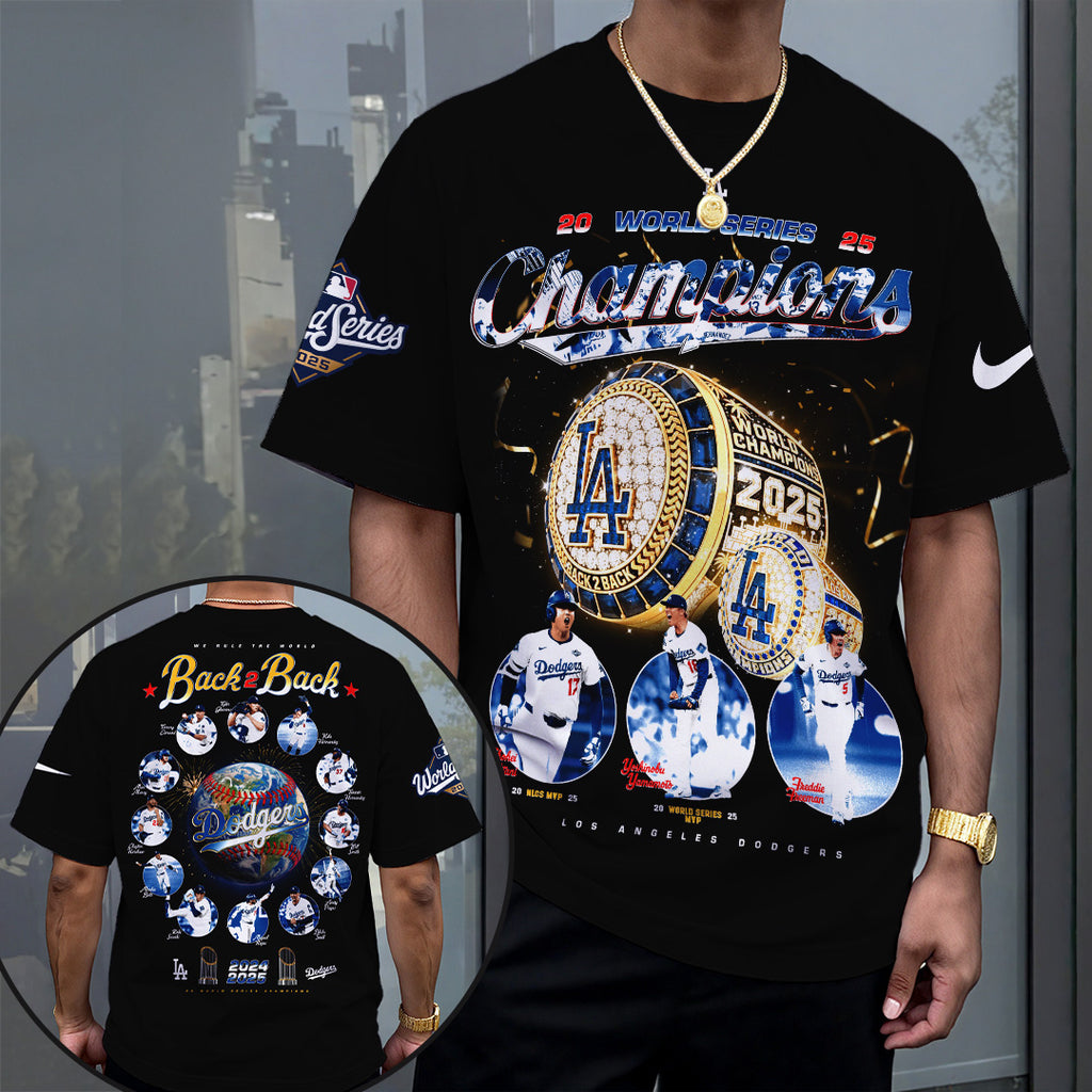 Los Angeles Dodgers World Series 2025 3D Apparel – TANTN18270