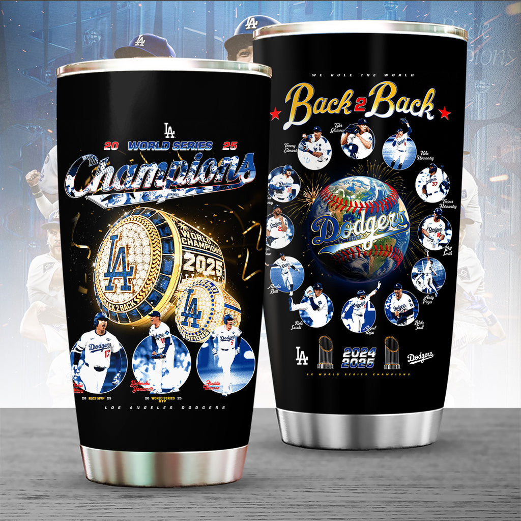 Los Angeles Dodgers World Series 2025 Tumbler Cup – TANTN18271