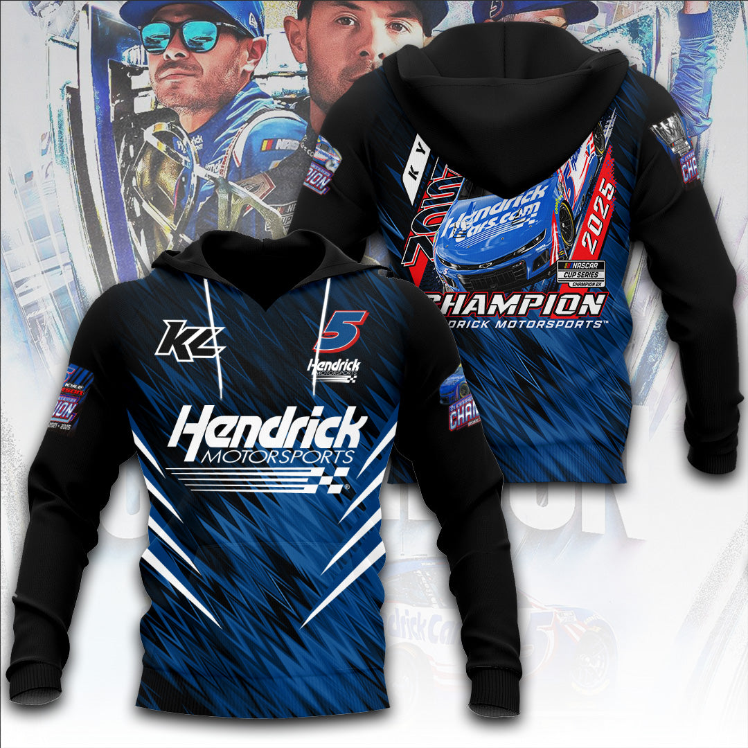 Kyle Larson 2025 NASCAR Cup Series Champion 3D Apparel – TANTN18387