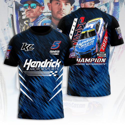 Kyle Larson 2025 NASCAR Cup Series Champion 3D Apparel – TANTN18387