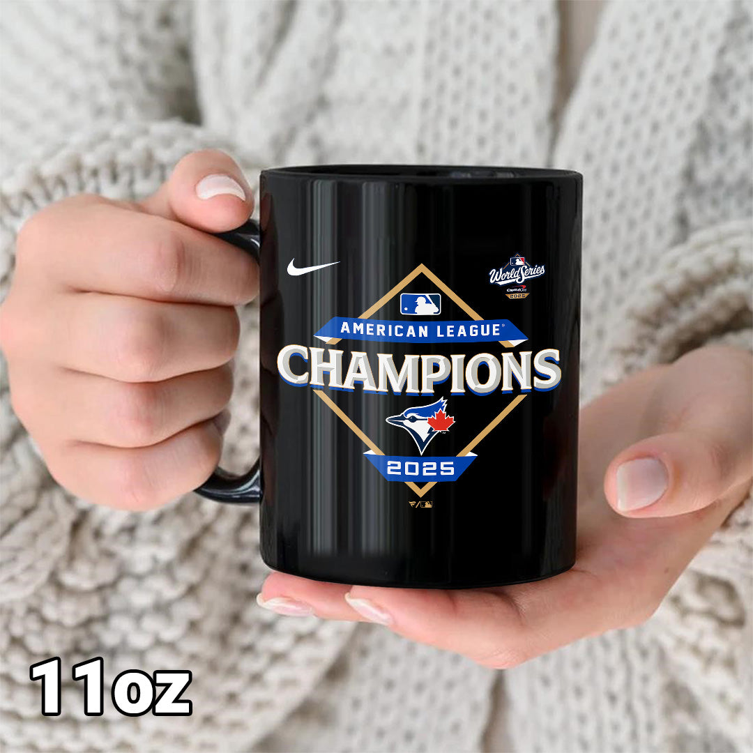 Toronto Blue Jays 2025 American League Champions Ceramic Mug – TANTN18508