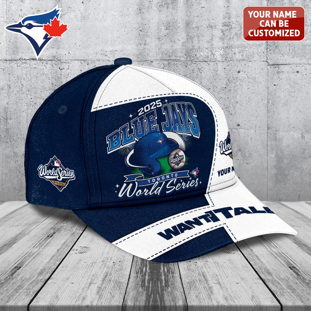 Personalized Toronto Blue Jays 2025 American League Champions Classic Cap – TANTN18575