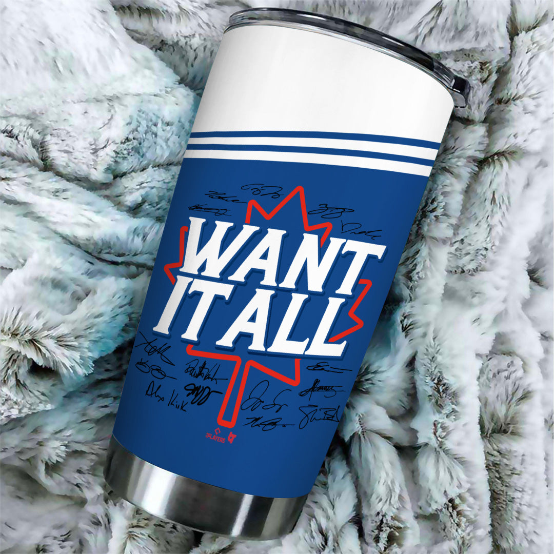 Toronto Blue Jays 2025 American League Champions Tumbler Cup – TANTN18579