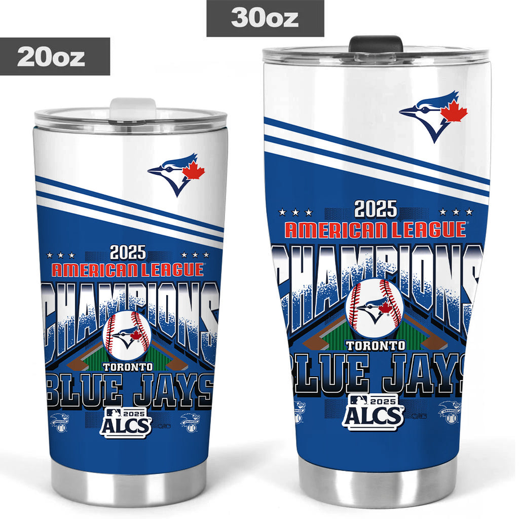 Toronto Blue Jays 2025 American League Champions Tumbler Cup – TANTN18579