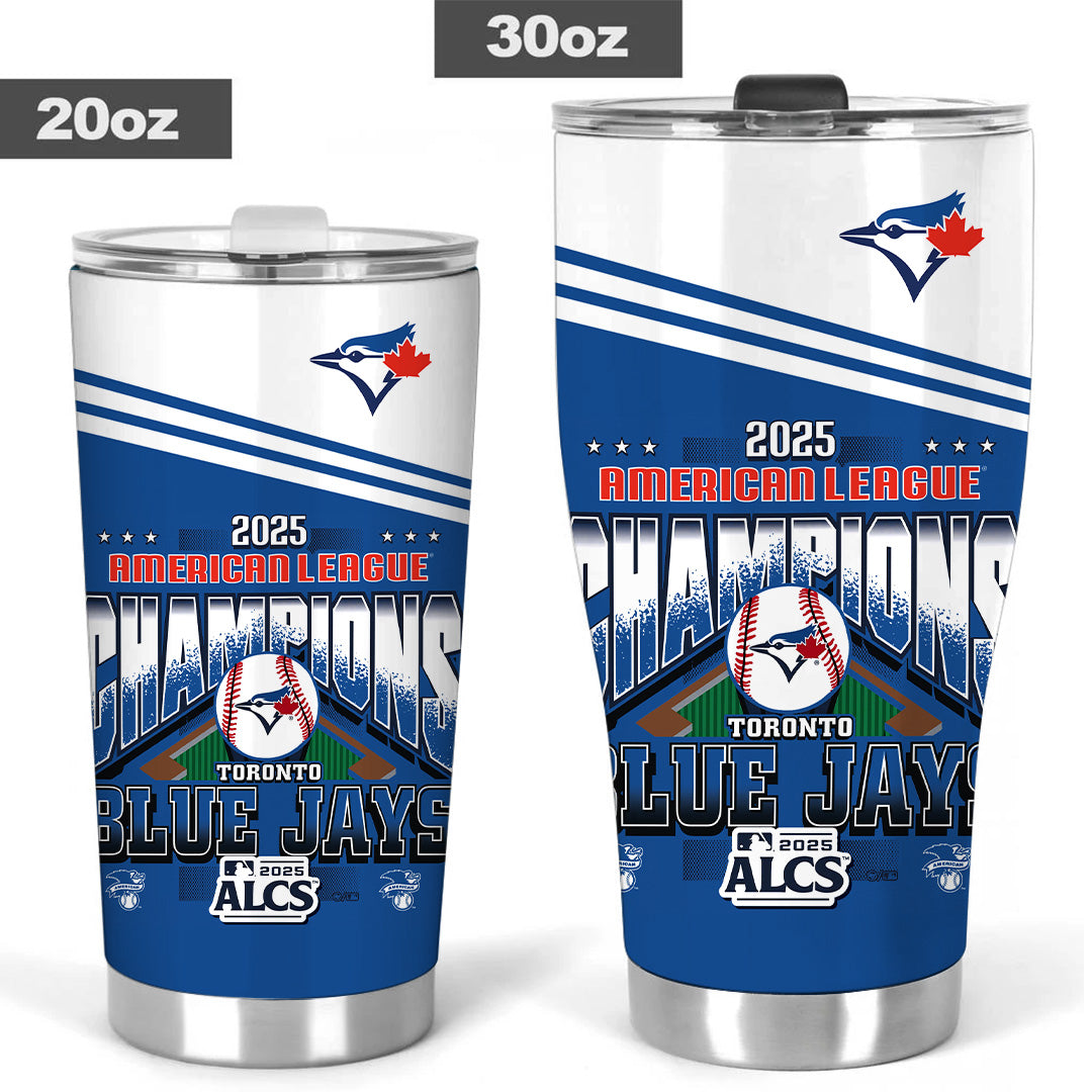 Toronto Blue Jays 2025 American League Champions Tumbler Cup – TANTN18579