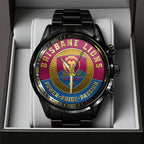 Brisbane Lions Black Stainless Steel Watch – TANTN18626
