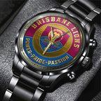 Brisbane Lions Black Stainless Steel Watch – TANTN18626