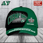 Personalized Saskatchewan Roughriders 2025 Grey Cup Champions Classic Cap – TANTN18815