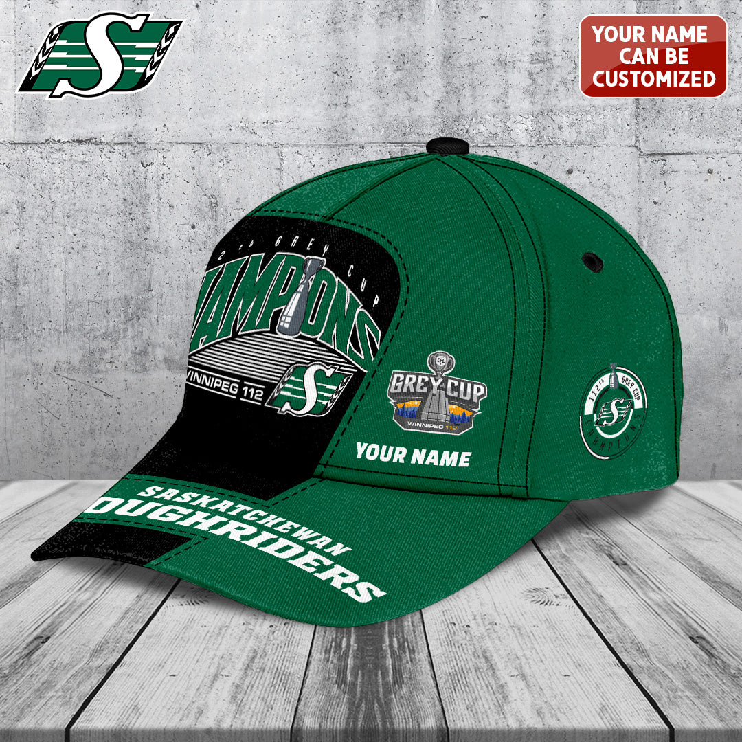 Personalized Saskatchewan Roughriders 2025 Grey Cup Champions Classic Cap – TANTN18815