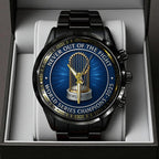 Los Angeles Dodgers World Series 2025 Black Stainless Steel Watch – TANTN18955