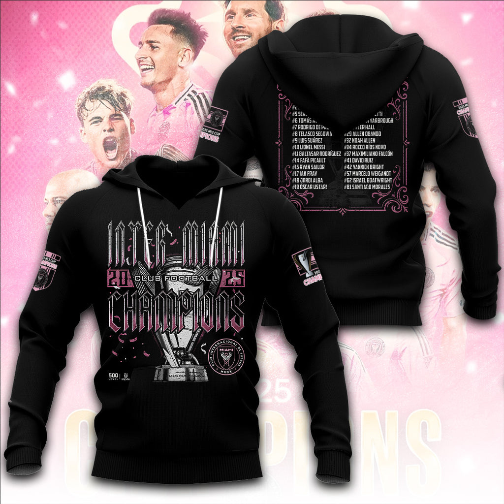 Inter Miami CF Champions MLS 2025 3D Apparel – TANTN19180