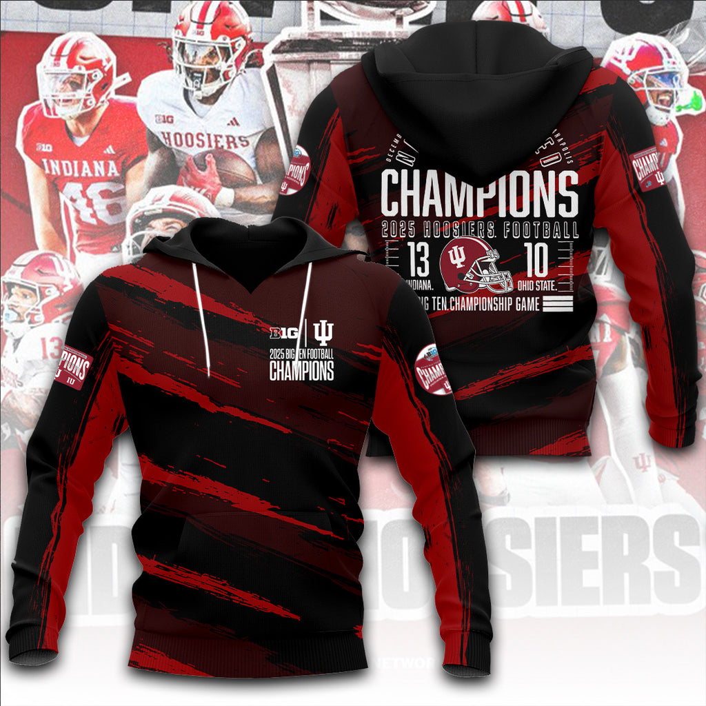 Indiana Hoosiers Football 3D Apparel – TANTN19264