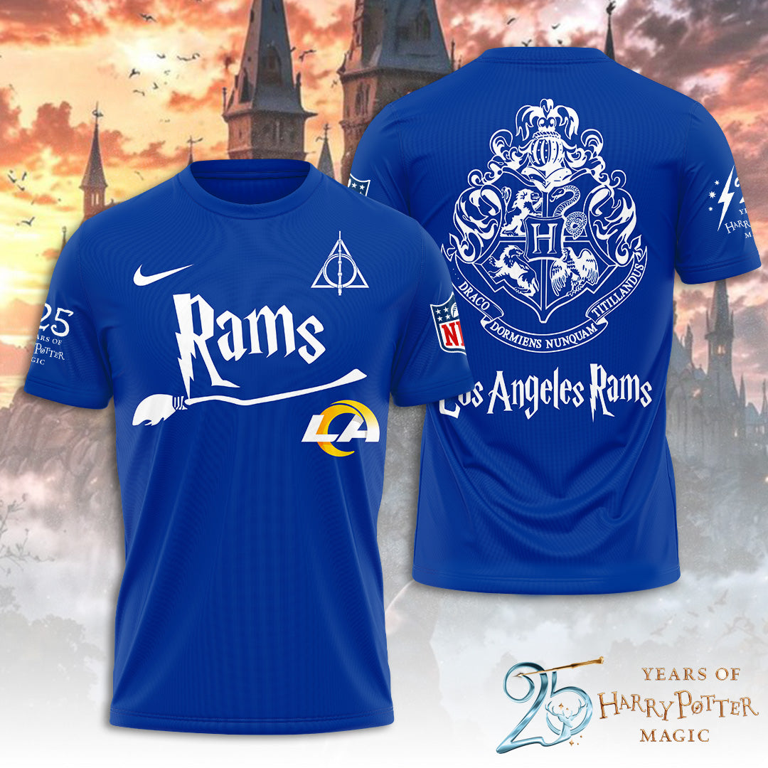 Los Angeles Rams x Harry Potter 25 Years of Magic 3D Apparel – TANTN19535