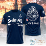 Seattle Seahawks x Harry Potter 25 Years of Magic 3D Apparel – TANTN19545