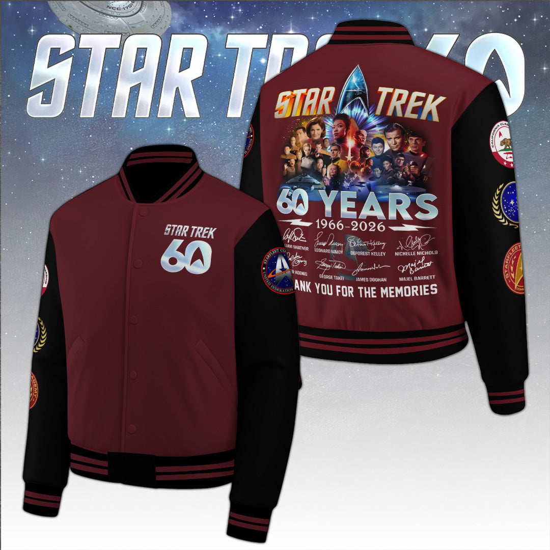 Star Trek 60th Anniversary Varsity Jacket – TANTN19802