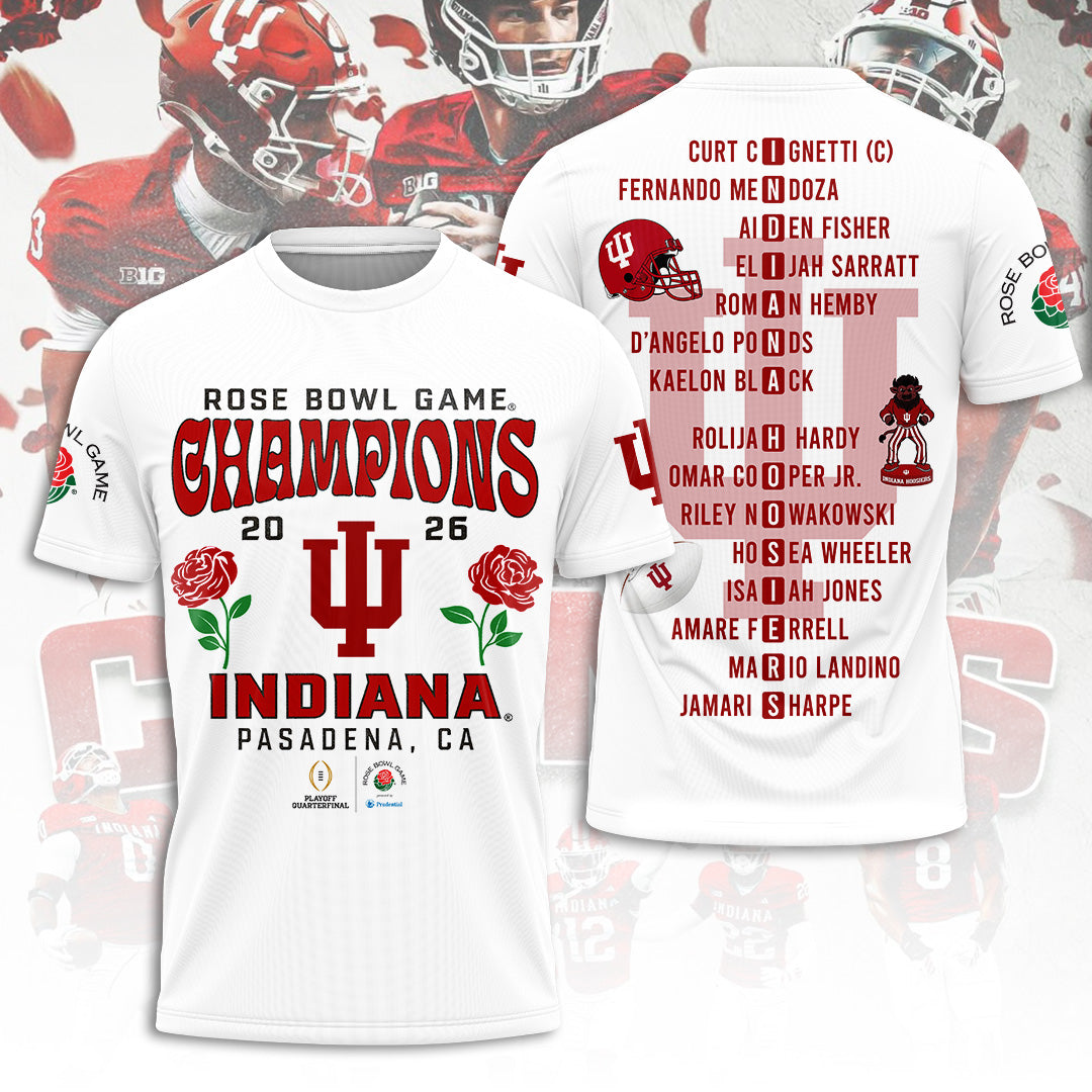 Indiana Hoosiers Football 3D Apparel – TANTN19864