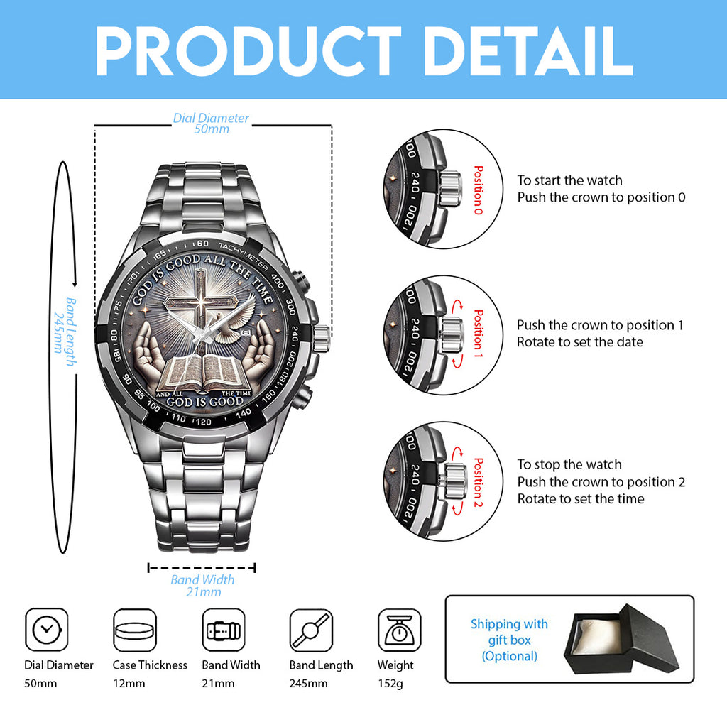 In God We Trust Alloy Men Quartz Watch – TANTN19934