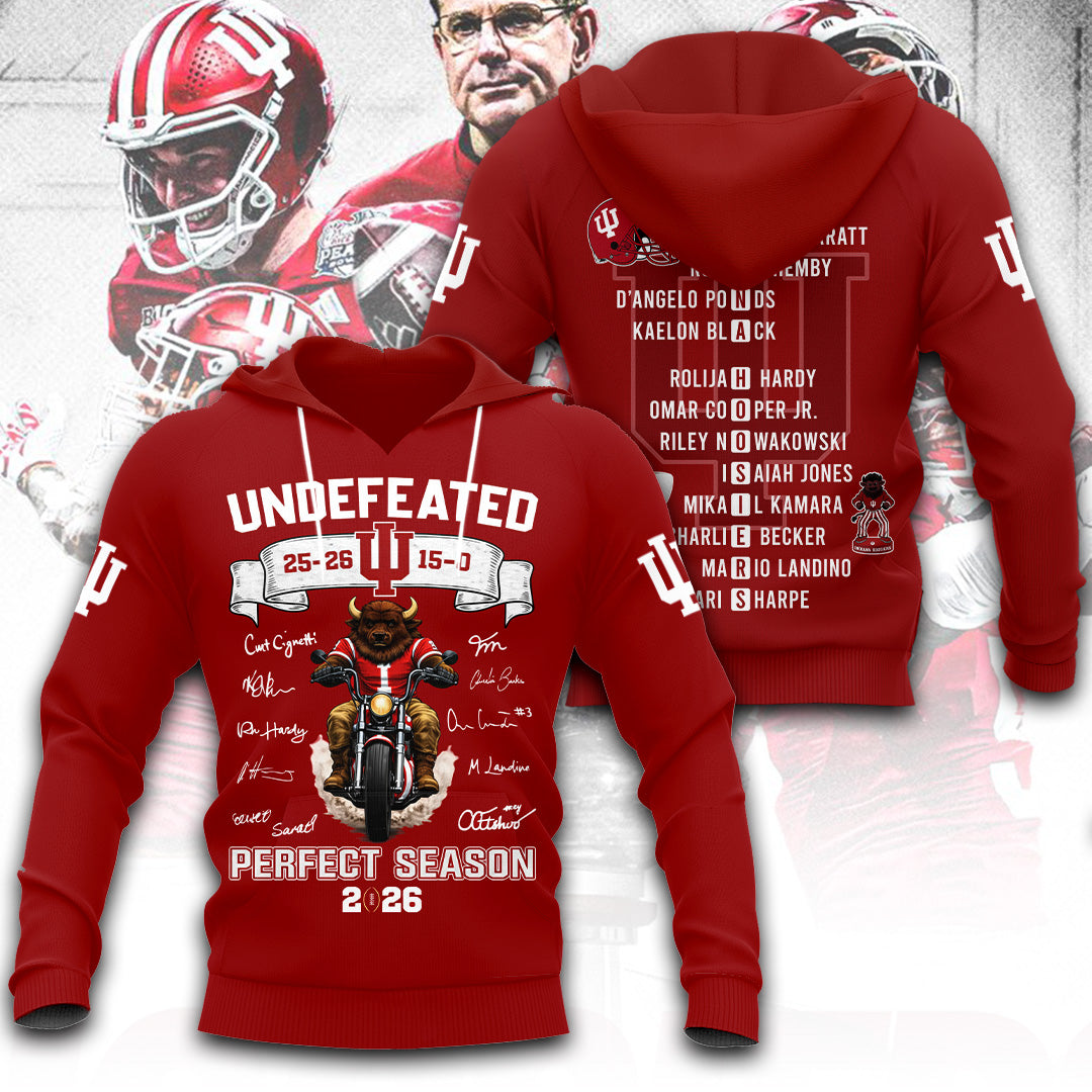 Indiana Hoosiers Football 3D Apparel – TANTN20127