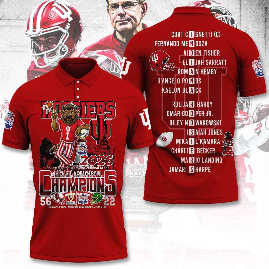 Indiana Hoosiers Football 3D Apparel – TANTN20160