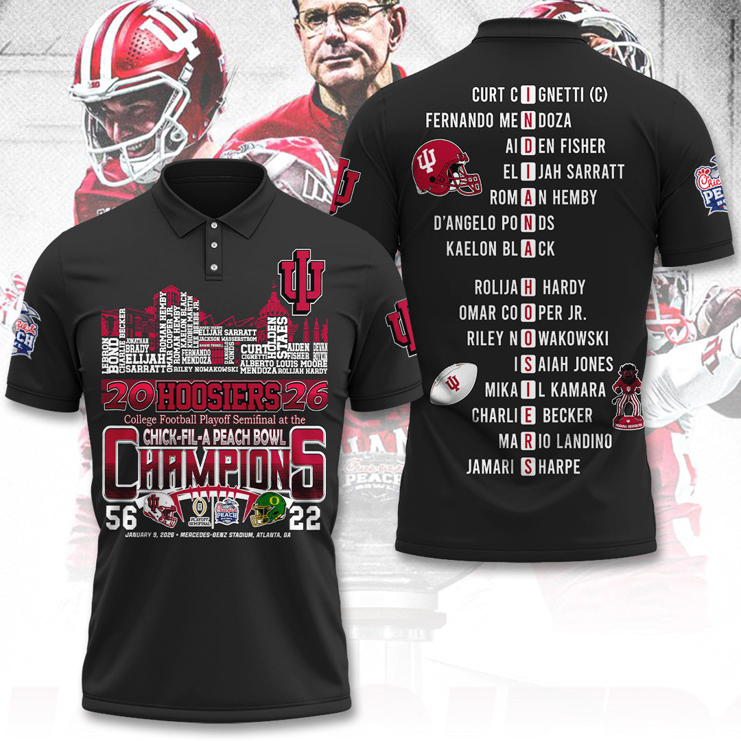 Indiana Hoosiers Football 3D Apparel – TANTN20161