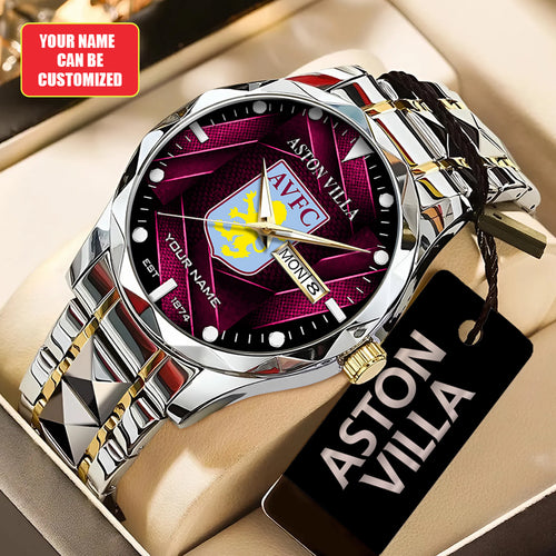 Personalized Aston Villa Alloy Luxury Quartz Watch – TANTN20268