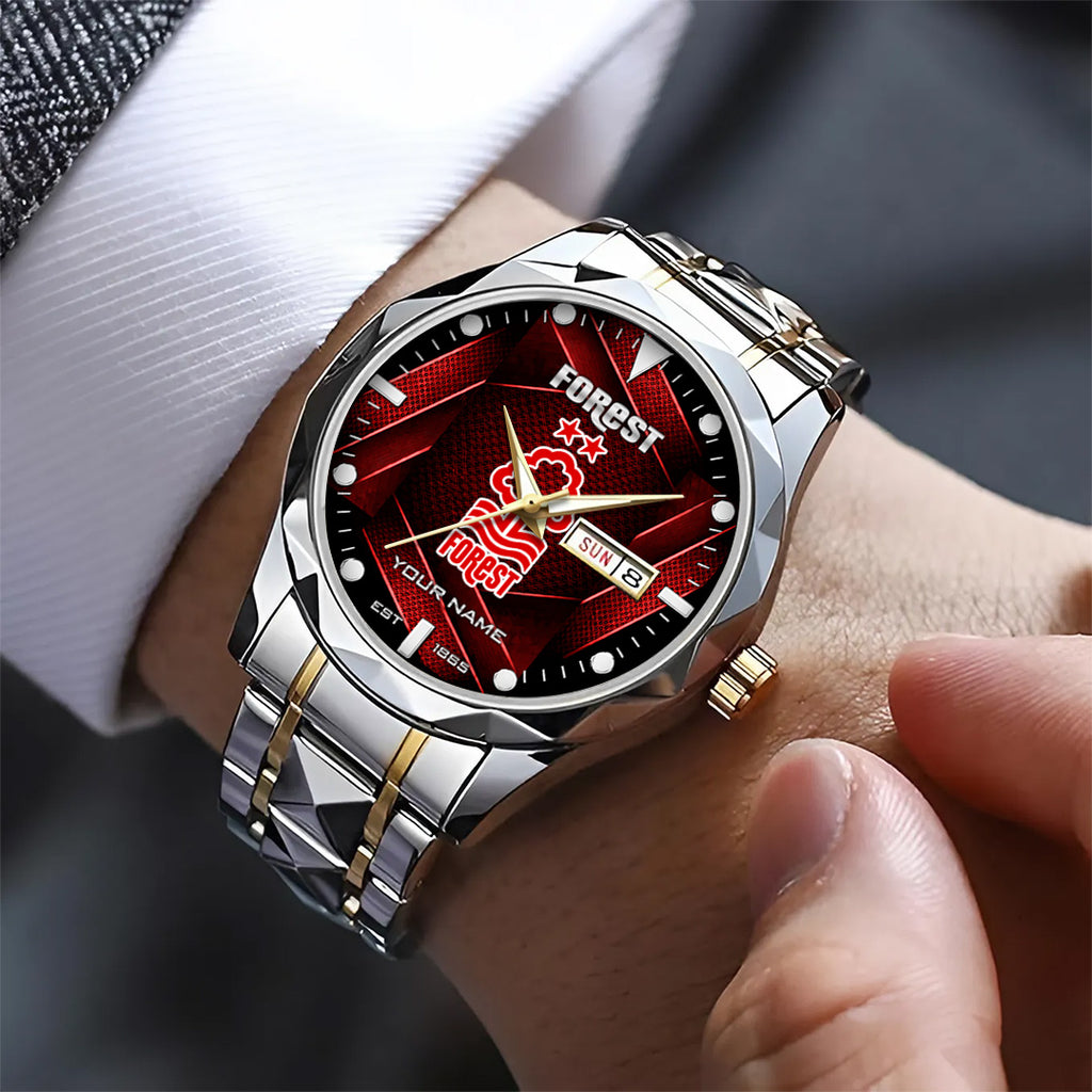 Personalized Nottingham Forest Alloy Luxury Quartz Watch – TANTN20273
