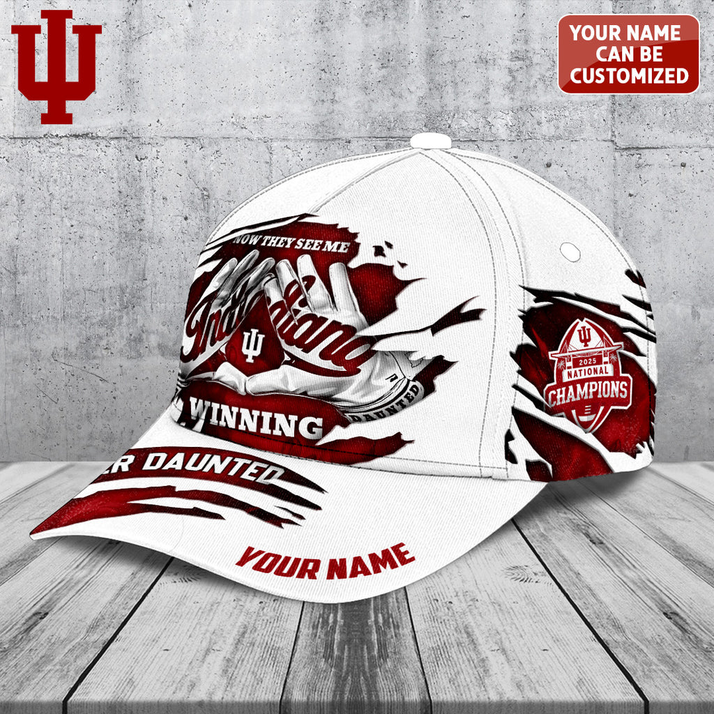 Personalized Indiana Hoosiers Football 2025 National Champions Classic Cap – TANTN20517