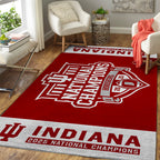 Indiana Hoosiers Football 2025 National Champions Rectangular Rug – TANTN20442