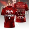 Indiana Hoosiers Football 2025 National Champions 3D Apparel – TANTN20457