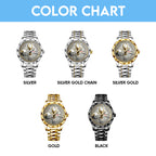 Indiana Hoosiers Football 2025 National Champions Alloy Luxury Quartz Watch – TANTN20478
