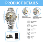 Indiana Hoosiers Football 2025 National Champions Alloy Luxury Quartz Watch – TANTN20478