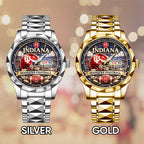 Indiana Hoosiers Football 2025 National Champions Alloy Luxury Quartz Watch – TANTN20493