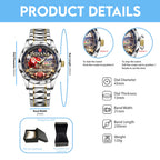 Indiana Hoosiers Football 2025 National Champions Alloy Luxury Quartz Watch – TANTN20493
