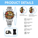 Indiana Hoosiers Football 2025 National Champions Alloy Luxury Quartz Watch – TANTN20497