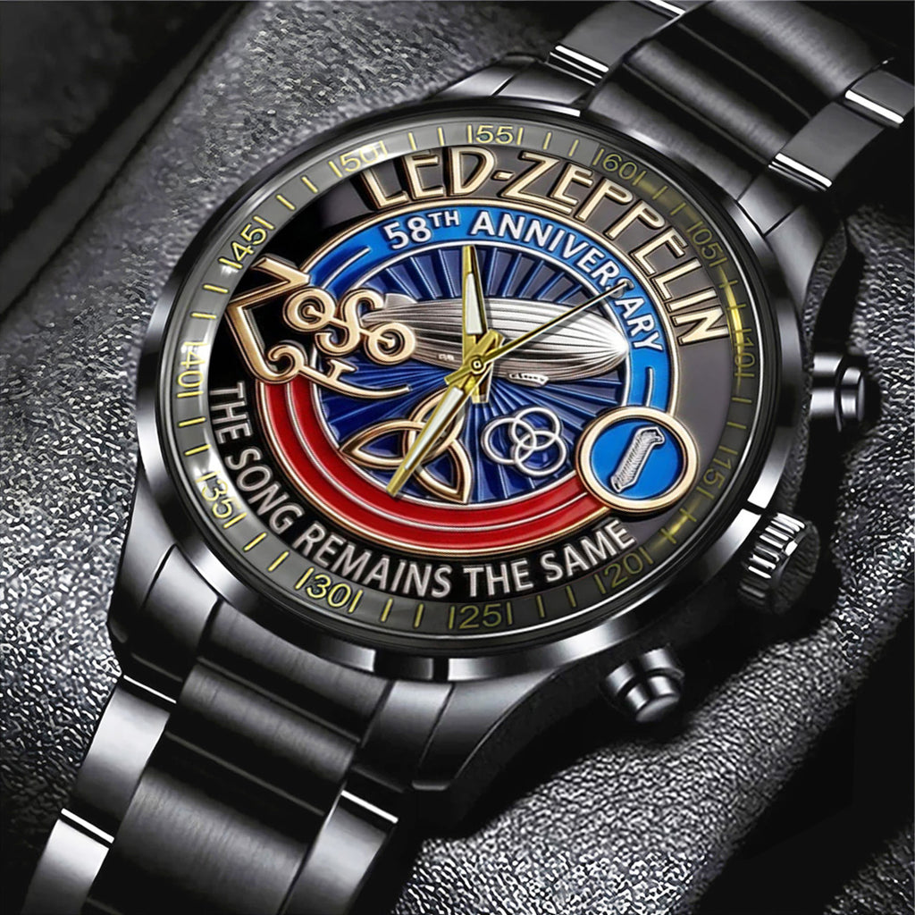 Led Zeppelin Black Stainless Steel Watch – TANTN20555