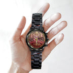 Dolly Parton 80th Anniversary Black Stainless Steel Watch – TANTN20588