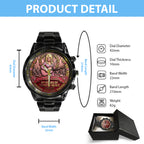 Dolly Parton 80th Anniversary Black Stainless Steel Watch – TANTN20588