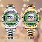 Seattle Seahawks 2025 NFC Champions Alloy Luxury Quartz Watch – TANTN20678