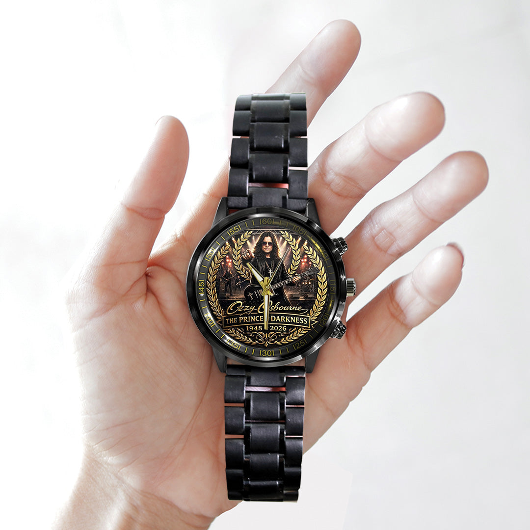 Ozzy Osbourne Black Stainless Steel Watch – TANTN20689