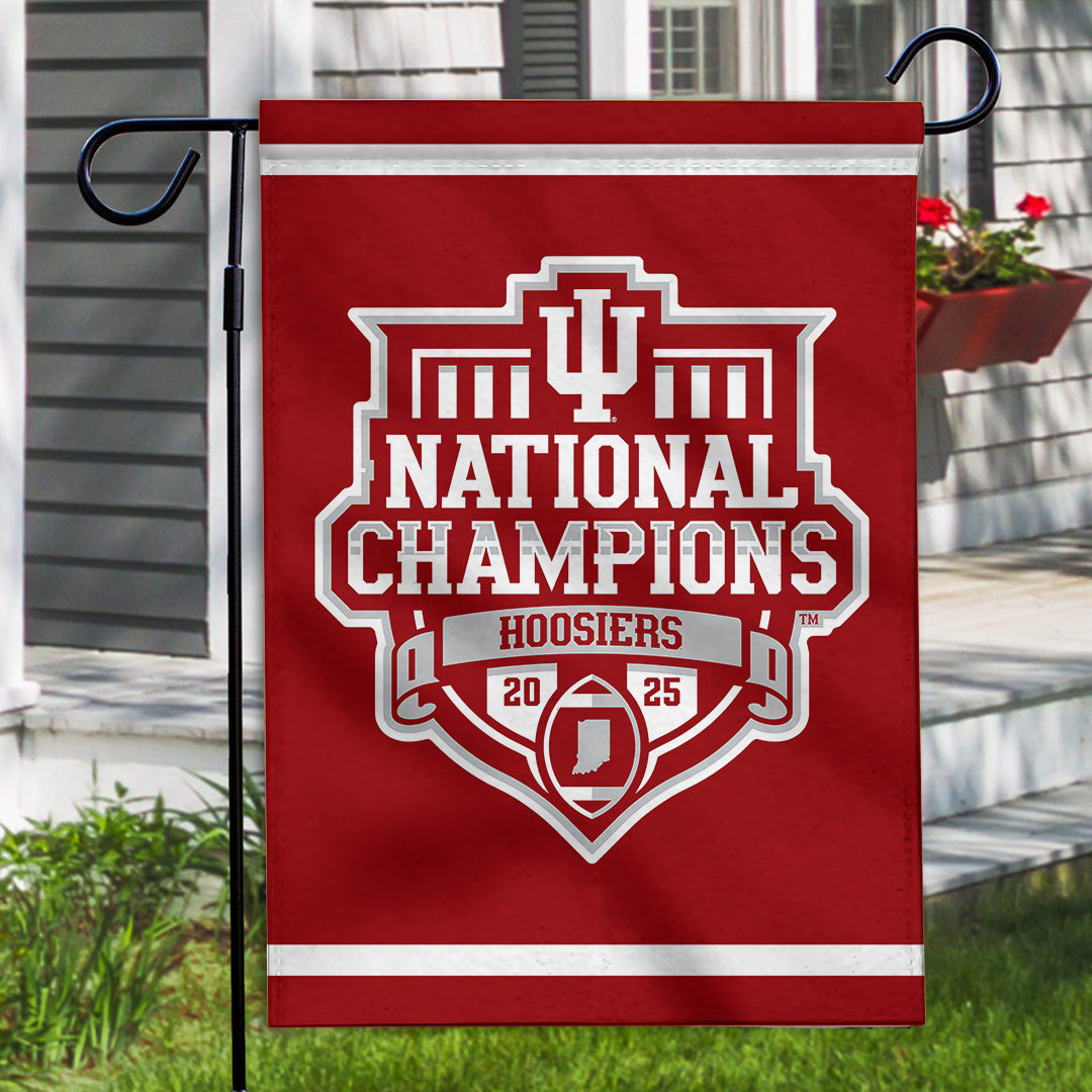 Indiana Hoosiers Football 2025 National Champions Double-side Garden Flag – TANTN20691