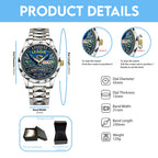 Seattle Seahawks 2025 NFC Champions Alloy Luxury Quartz Watch – TANTN20714